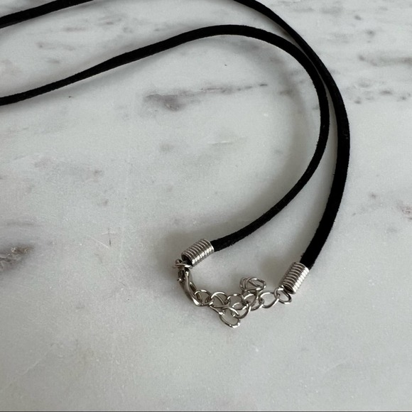 Adoration Cross Necklace Handcrafted Spoon Silver - Picture 7 of 12